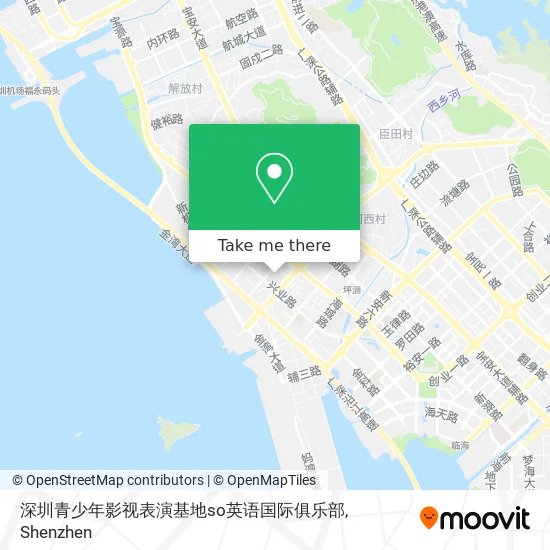 深圳青少年影视表演基地so英语国际俱乐部 map