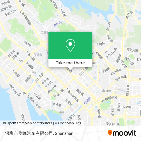 深圳市华峰汽车有限公司 map