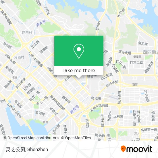 灵芝公厕 map