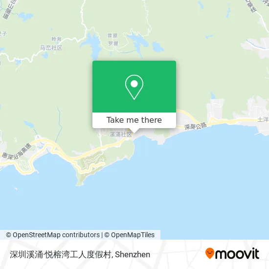 深圳溪涌·悦榕湾工人度假村 map