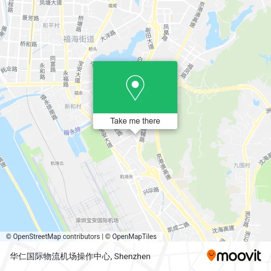 华仁国际物流机场操作中心 map