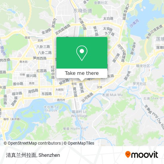清真兰州拉面 map