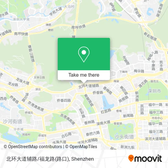 北环大道辅路/福龙路(路口) map