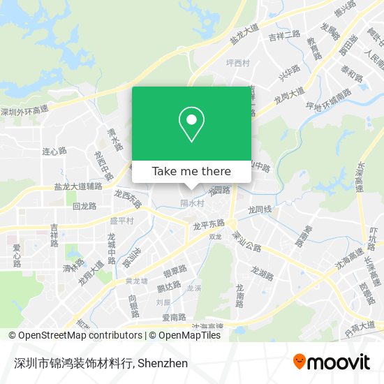 深圳市锦鸿装饰材料行 map