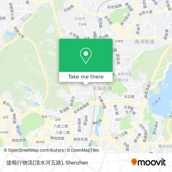 How To Get To 捷顺行物流 清水河五路 In 罗湖区by Bus Or Metro