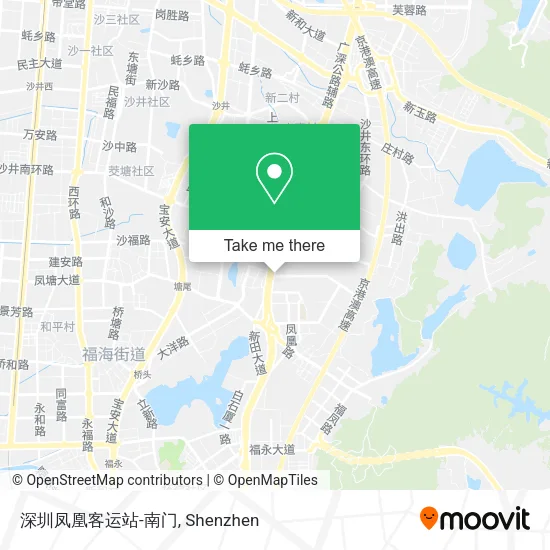 深圳凤凰客运站-南门 map