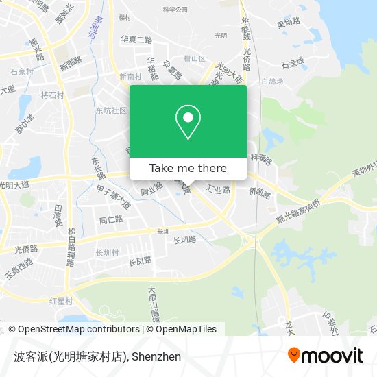 波客派(光明塘家村店) map