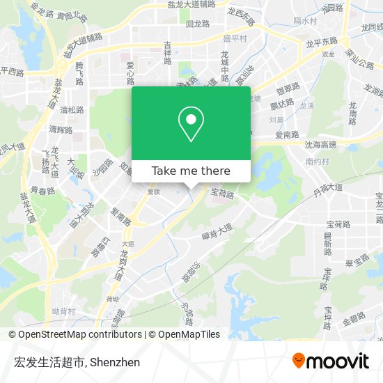 宏发生活超市 map