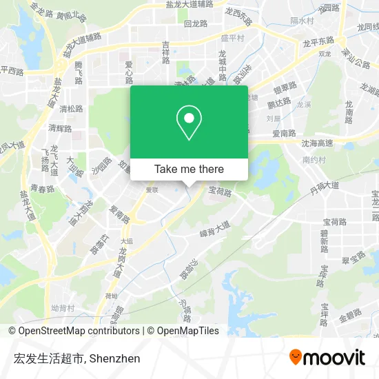 宏发生活超市 map