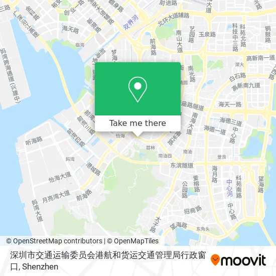 深圳市交通运输委员会港航和货运交通管理局行政窗口 map