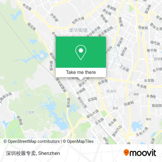 深圳校服专卖 map