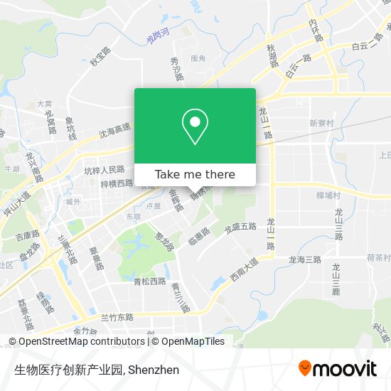 生物医疗创新产业园 map
