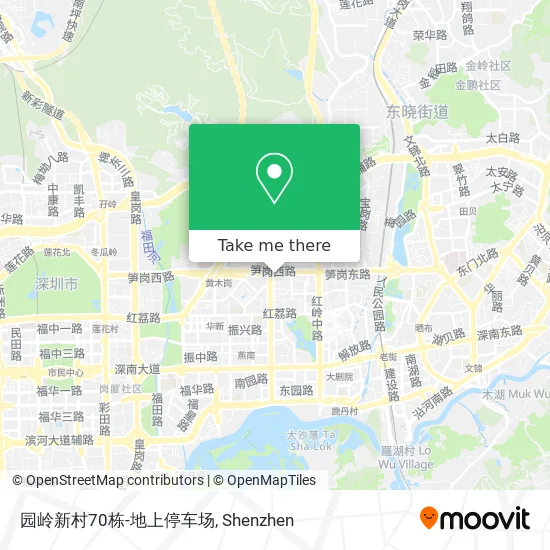 园岭新村70栋-地上停车场 map