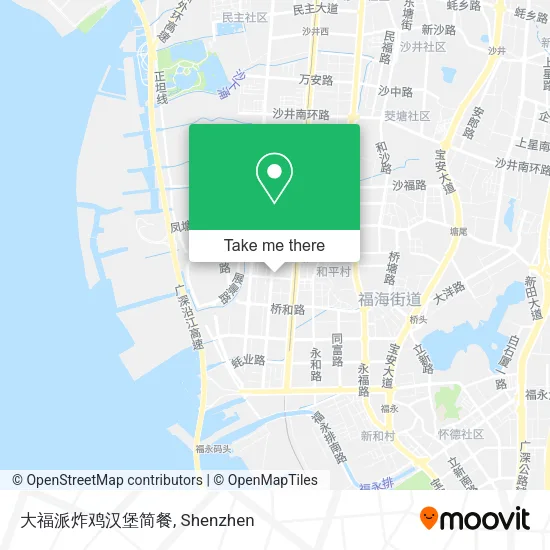 大福派炸鸡汉堡简餐 map