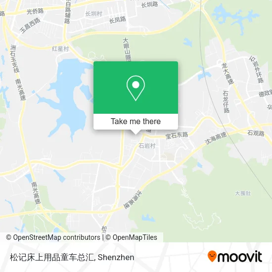 松记床上用品童车总汇 map