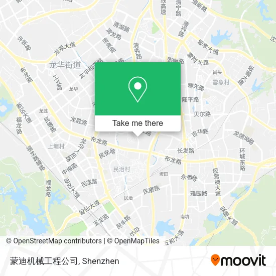 蒙迪机械工程公司 map