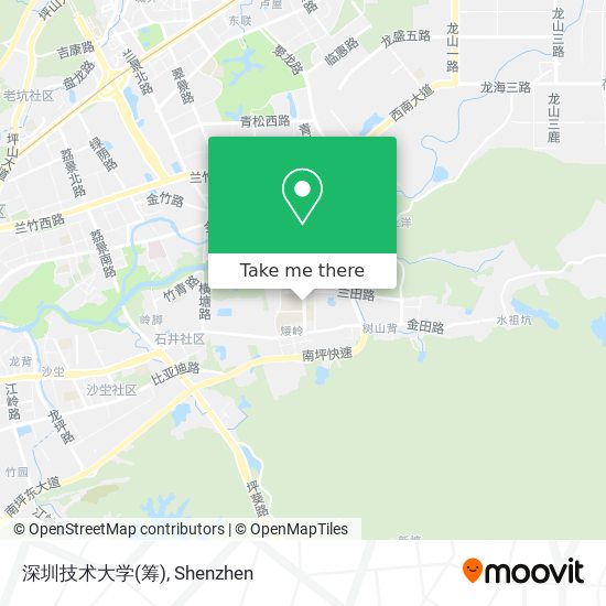 深圳技术大学(筹) map