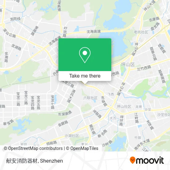 献安消防器材 map