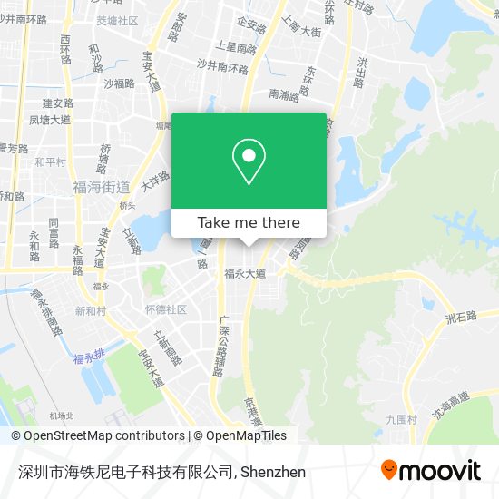 深圳市海铁尼电子科技有限公司 map