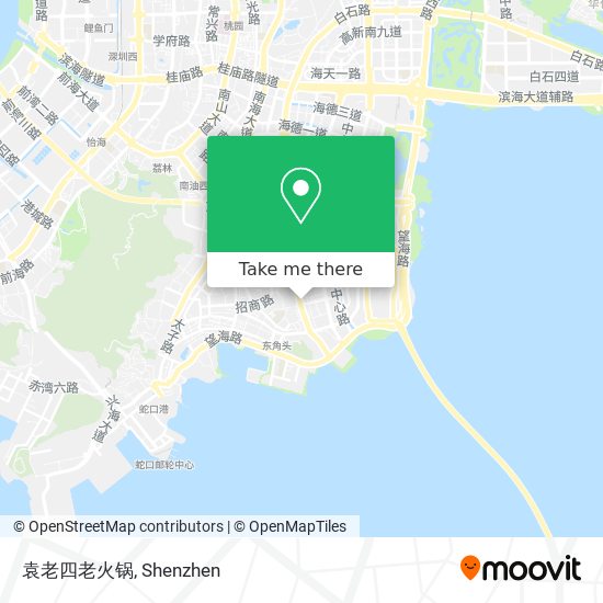 袁老四老火锅 map