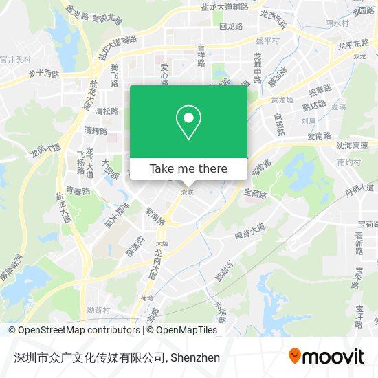 深圳市众广文化传媒有限公司 map