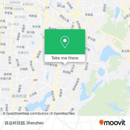路远科技园 map