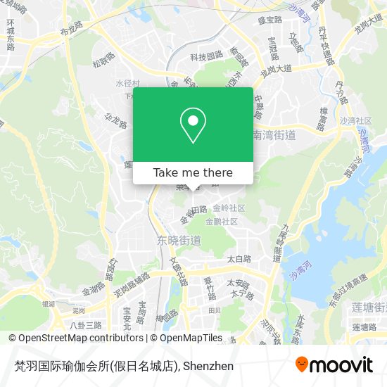 梵羽国际瑜伽会所(假日名城店) map