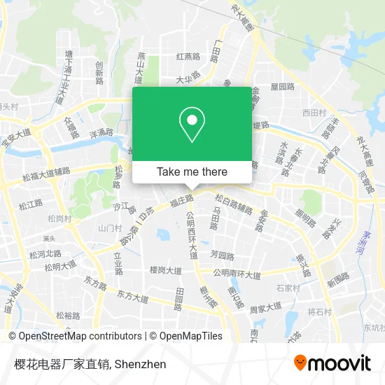 樱花电器厂家直销 map