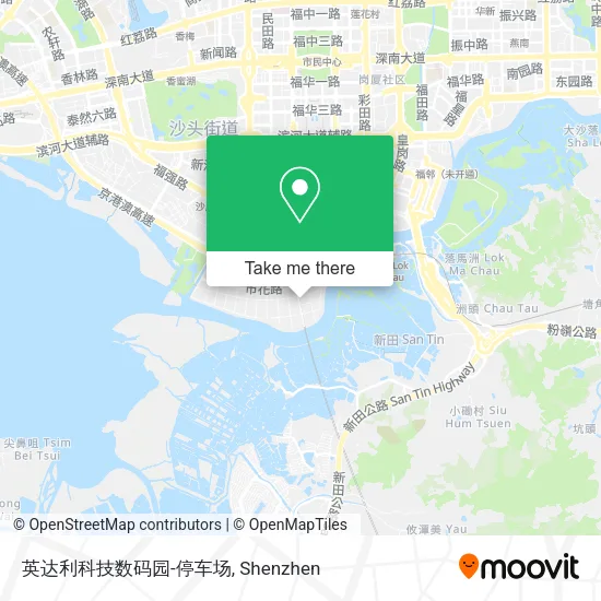 英达利科技数码园-停车场 map