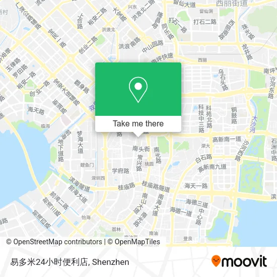易多米24小时便利店 map