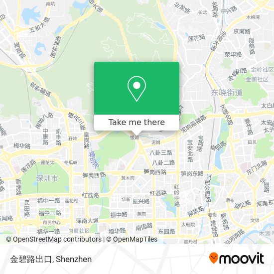 金碧路出口 map