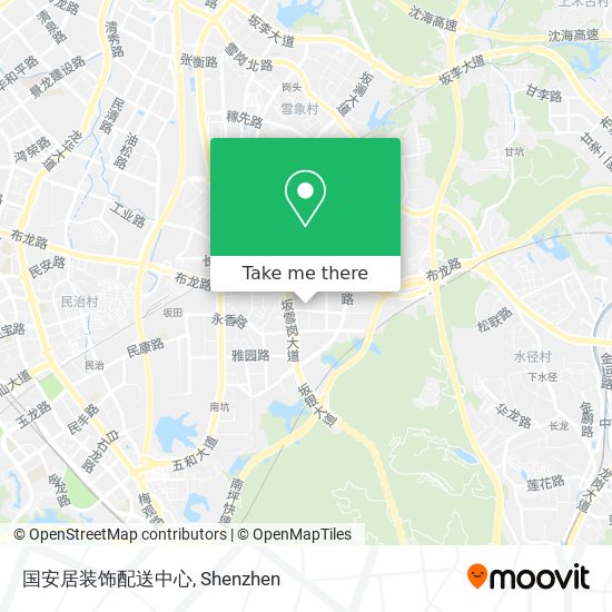 国安居装饰配送中心 map