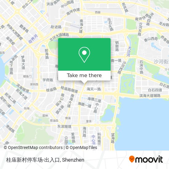 桂庙新村停车场-出入口 map