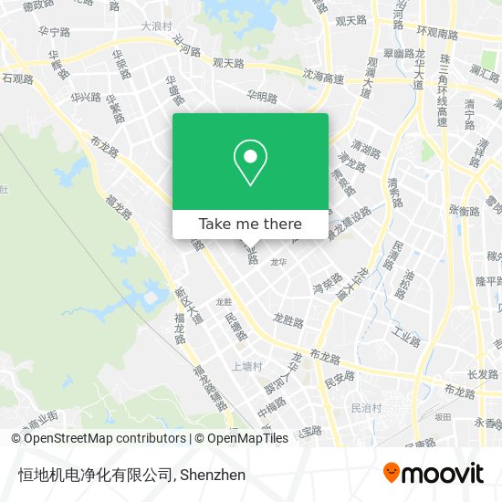 恒地机电净化有限公司 map