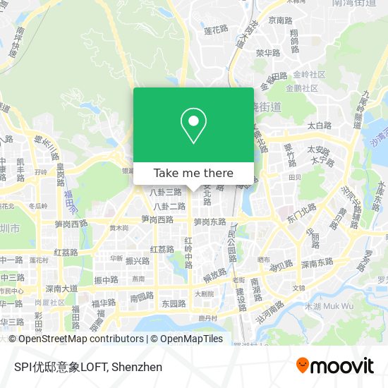 SPI优邸意象LOFT map