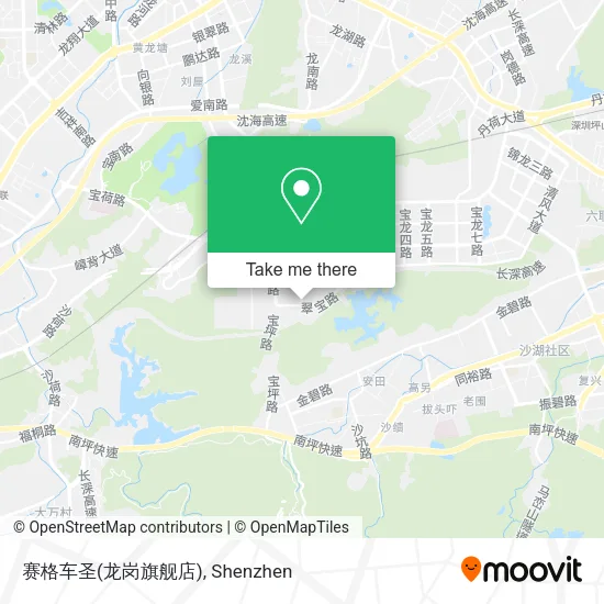赛格车圣(龙岗旗舰店) map