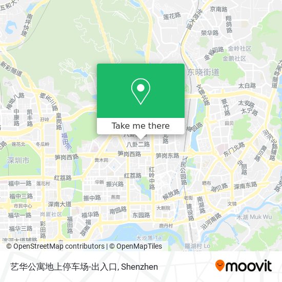 艺华公寓地上停车场-出入口 map