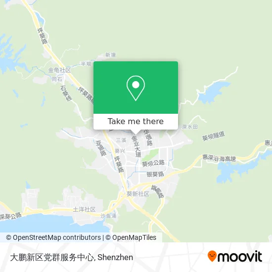 大鹏新区党群服务中心 map