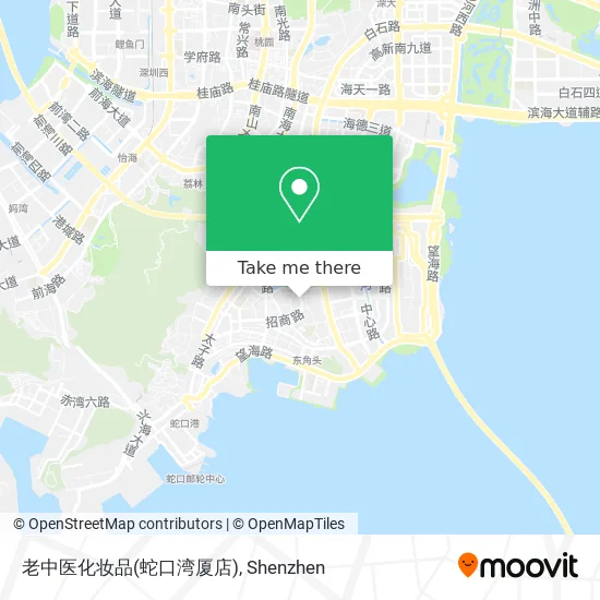 老中医化妆品(蛇口湾厦店) map