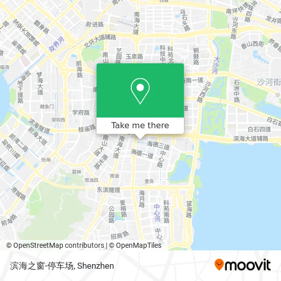 滨海之窗-停车场 map