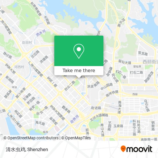 清水虫鸡 map