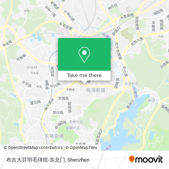 布吉大芬羽毛球馆-东北门 map