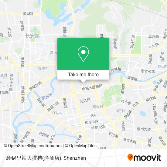 襄锅里辣大排档(洋涌店) map