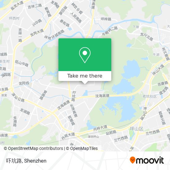吓坑路 map