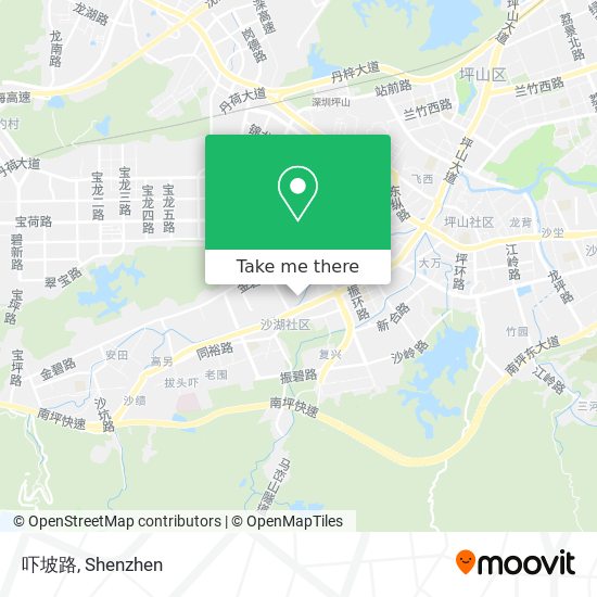 吓坡路 map