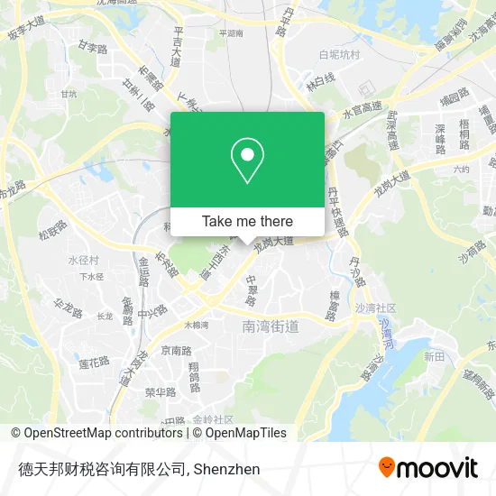 德天邦财税咨询有限公司 map