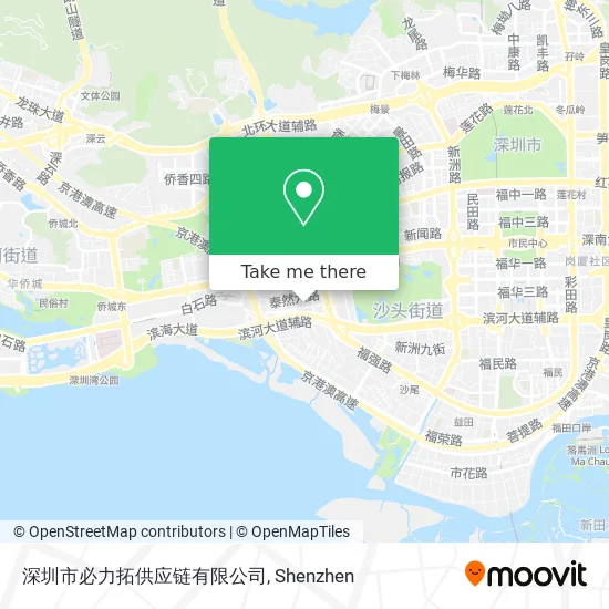深圳市必力拓供应链有限公司 map