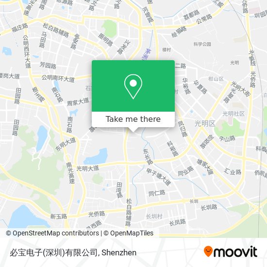 必宝电子(深圳)有限公司 map