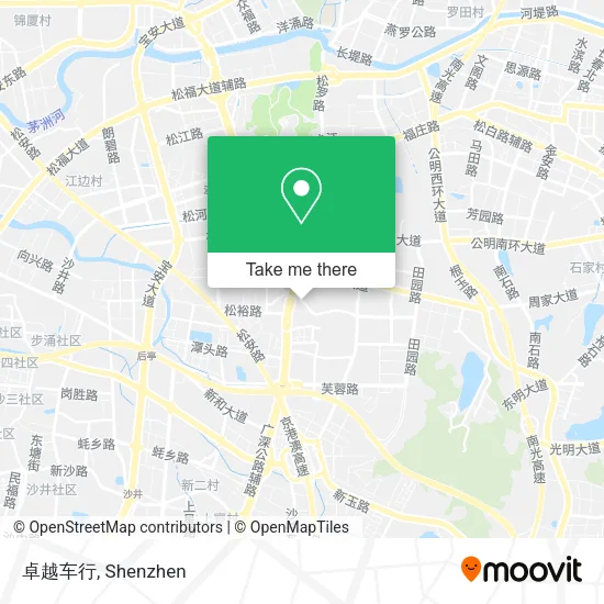卓越车行 map