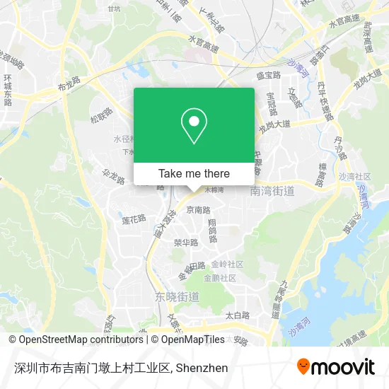 深圳市布吉南门墩上村工业区 map